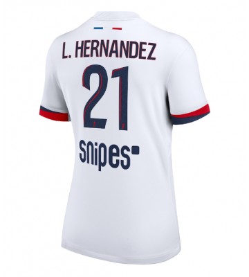 Paris Saint-Germain Lucas Hernandez #21 Udebanetrøje Dame 2025-26 Kortærmet